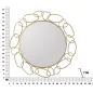 Lustro CHAIN GOLD Ø 84X2 cm